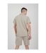 Mens cadby textured cargo shorts light sand Brave Soul