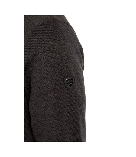 Mens Rundel Marl Fleece Jacket Dark Grey Trespass