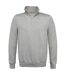 B&C Mens ID.004 1/4 Zip Sweatshirt (Heather Grey) - UTRW3028