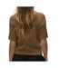 Blouse marron femme vero moda asaga-2