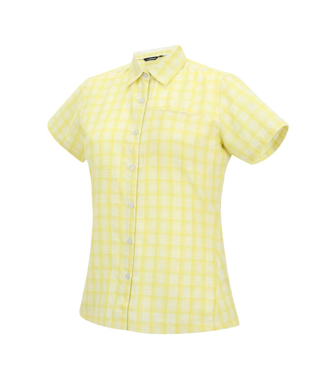 Chemisier Manches Courtes Mindano Femme Blanc Cassé Jaune Clair Regatta-4