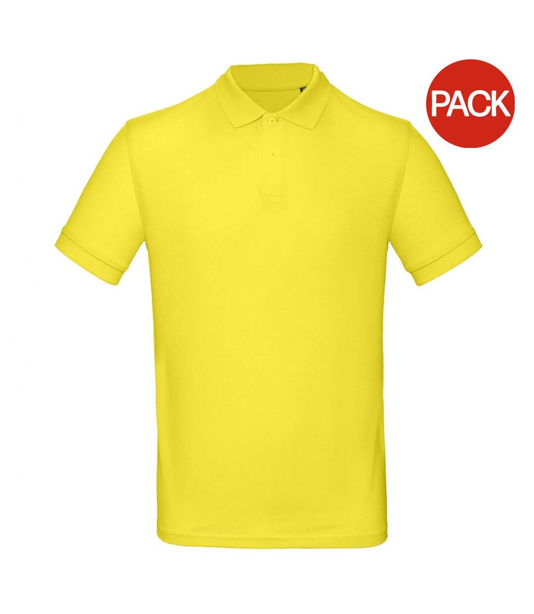 Polos homme jaune B&C-1