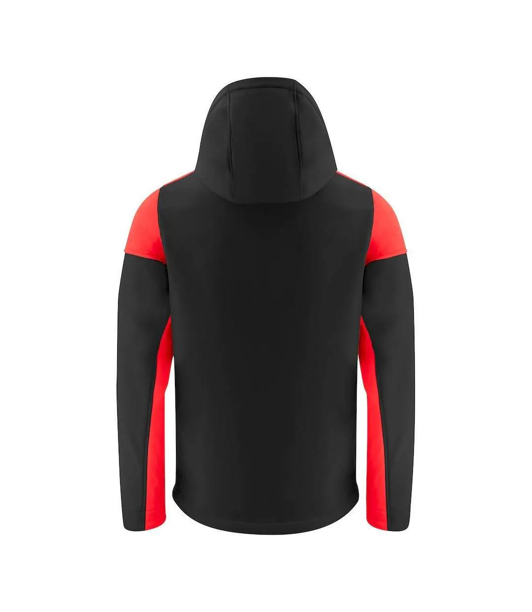 Veste Softshell Prime Homme Noir Rouge Printer-2
