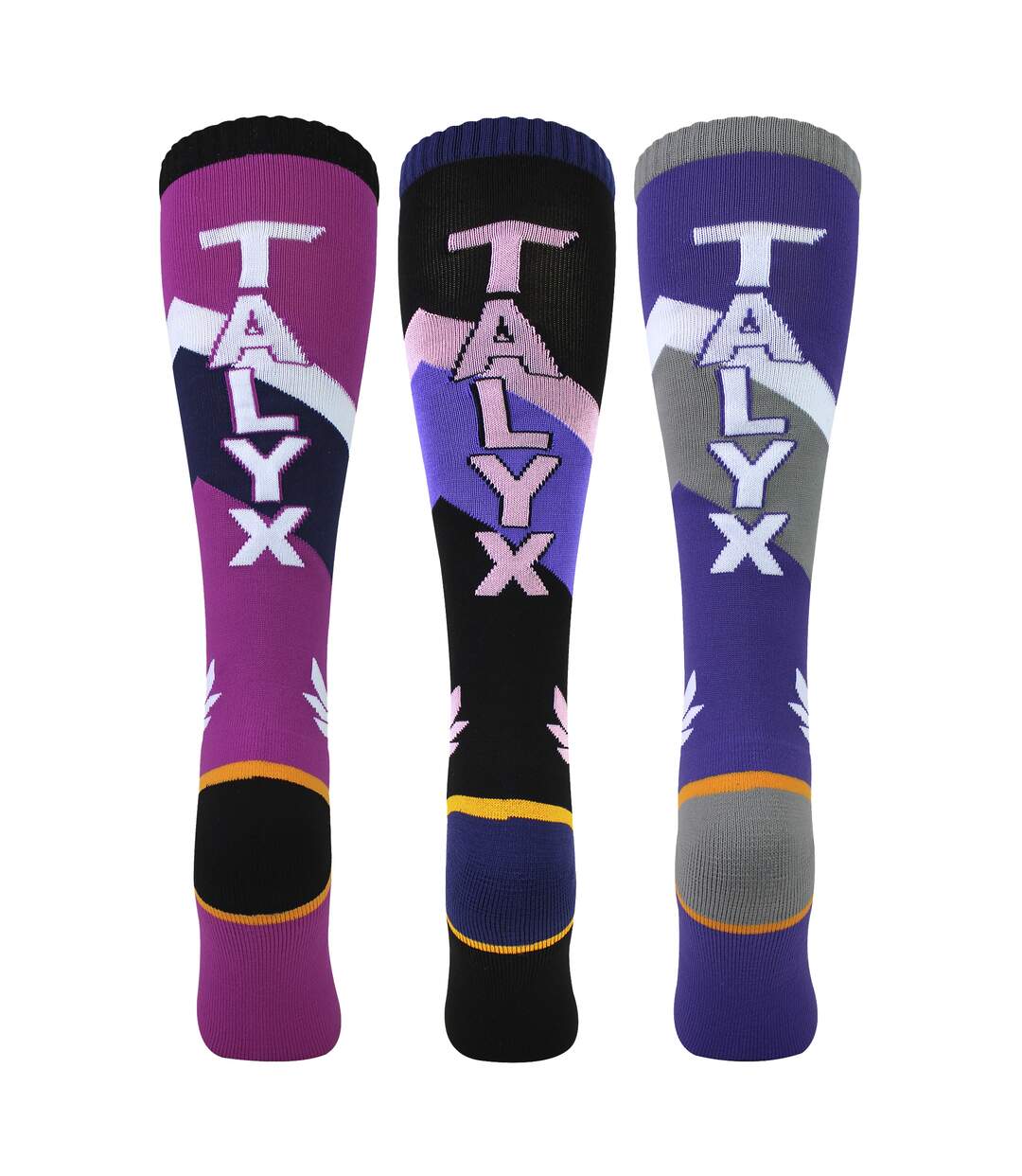 3 Pack Ladies Ski Socks Cushioned Thermal Moisture Wicking Winter Sports Socks-3