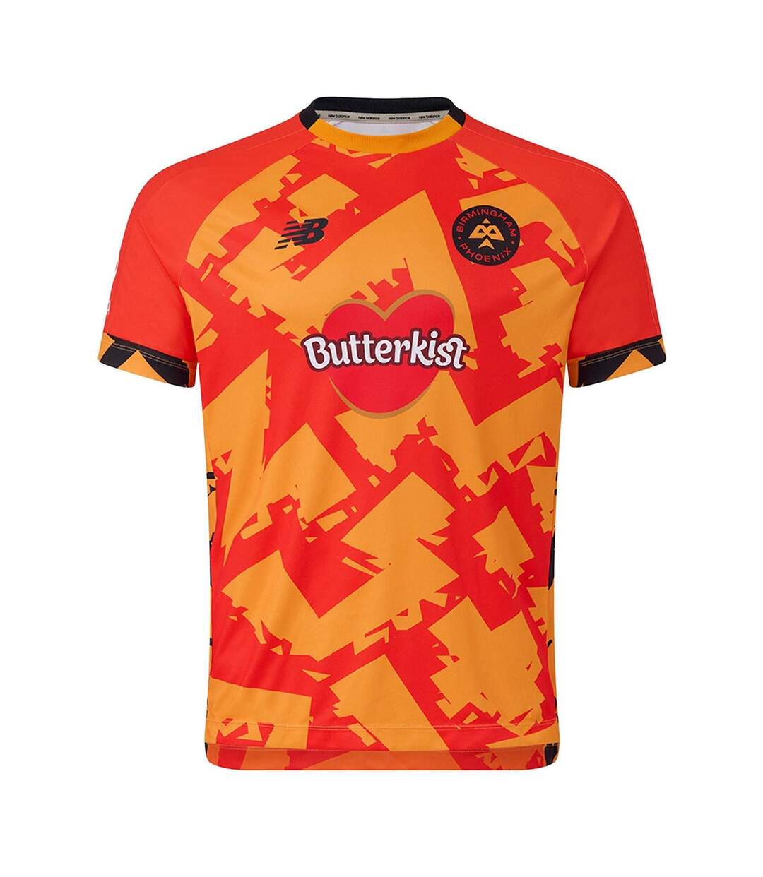 Mens Birmingham Phoenix Cricket Shirt Orange New Balance-1