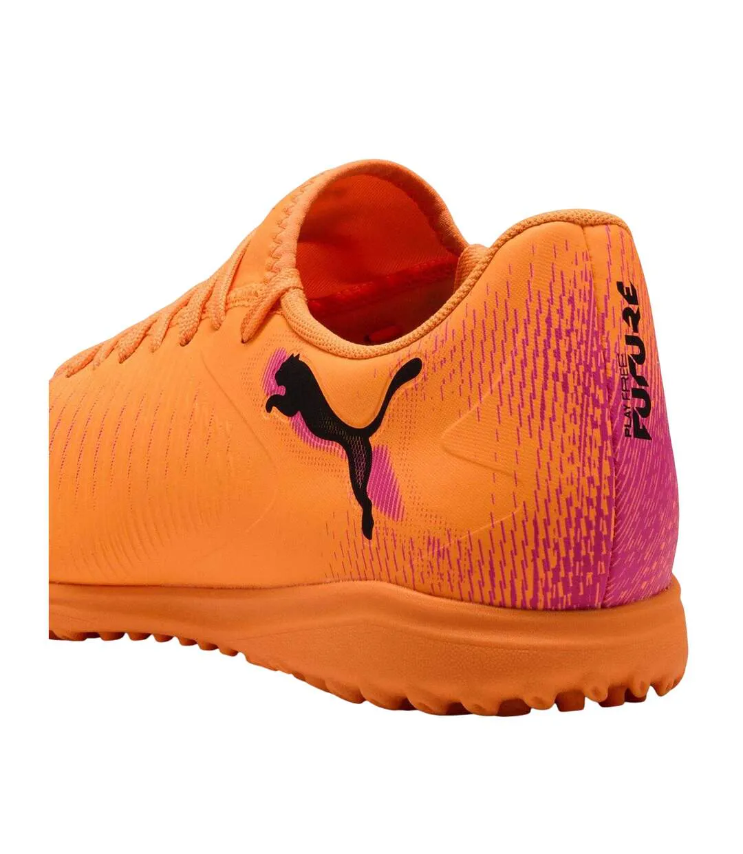 Mens Future 8 Play Embossed Turf Training Astro Turf Trainers Orange Black Puma-2