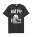 Unisex Adult Pop On Stage Iggy Pop T-shirt Charcoal Amplified-1