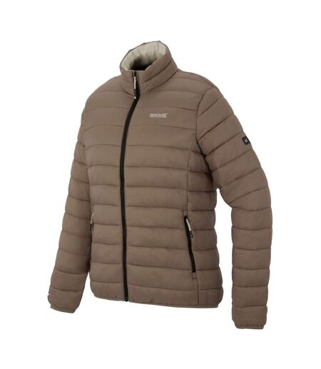 Womens/ladies Marizion Quilted Jacket Mocha Light Vanilla Regatta