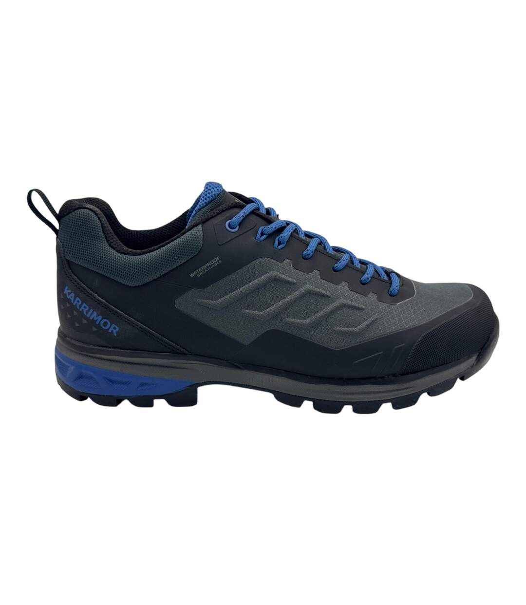 Mens Hottraverse Leather Waterproof Hiking Boots Black Karrimor-2