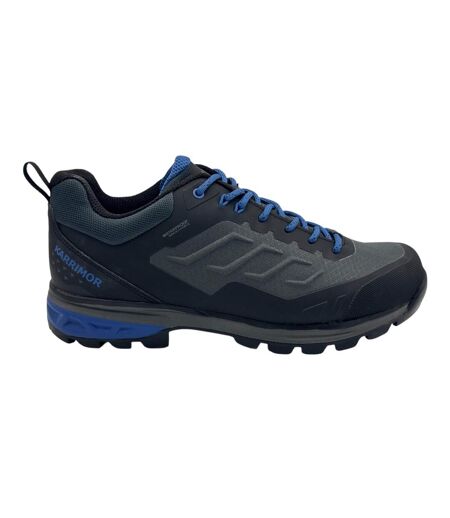 Mens Hottraverse Leather Waterproof Hiking Boots Black Karrimor