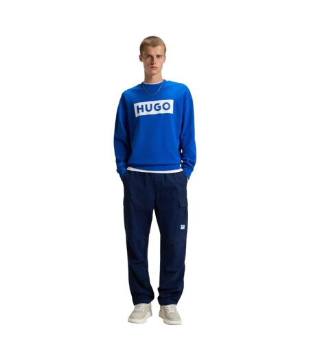 Sweat Motif/style Logo Niero Homme Bleu Hugo