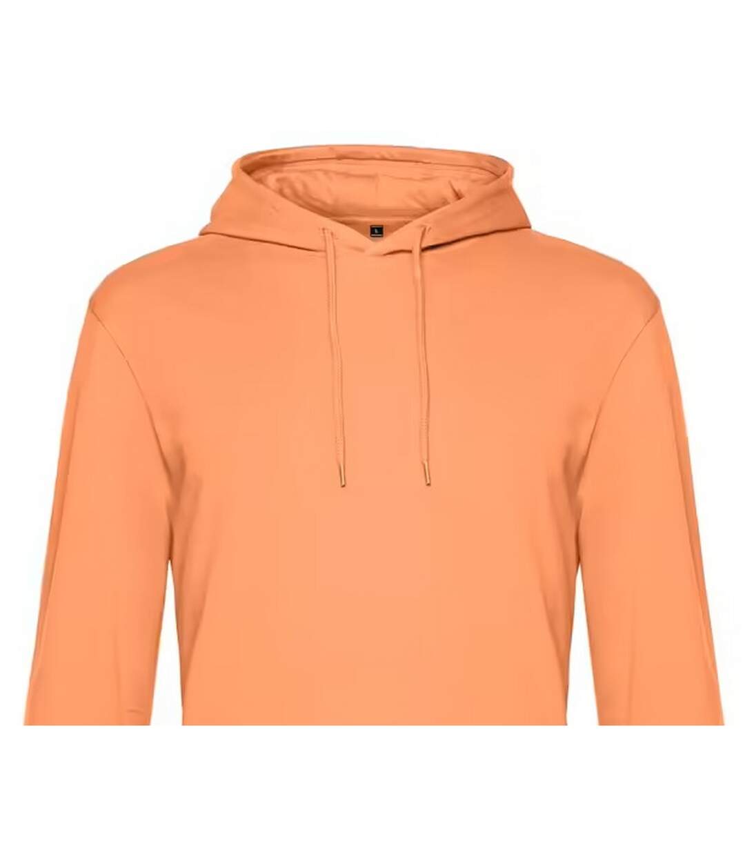 Sweat À Capuche Motif/style Uni Homme Orange Melon B&C-2