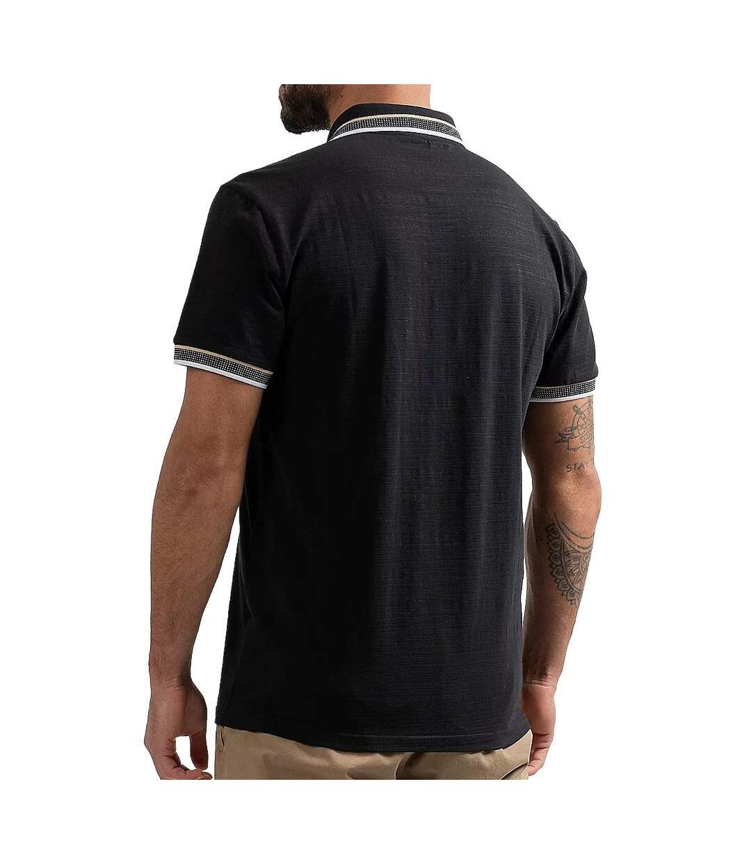 Polo noir homme sun valley brekka-2
