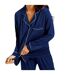 Ensemble De Pyjama Long Femme Bleu Marine Chelsea Peers-3