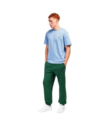 Mens Fleece Regular Jogging Bottoms Green Lacoste