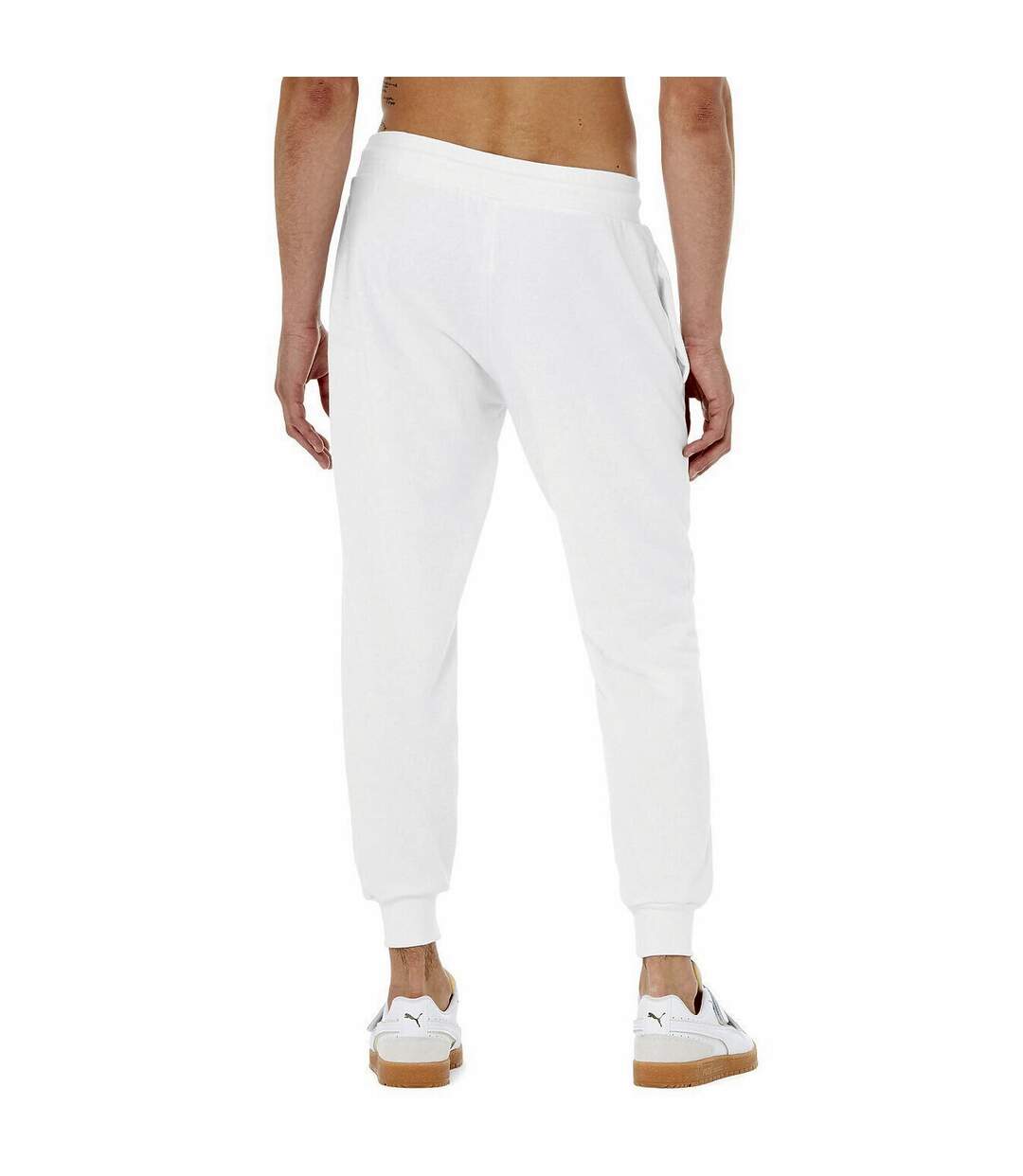 Pantalon de jogging unisexe blanc Bella + Canvas