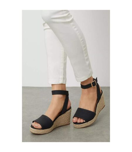 Sandales À Talons Compensés Rebekah Femme Noir Dorothy Perkins