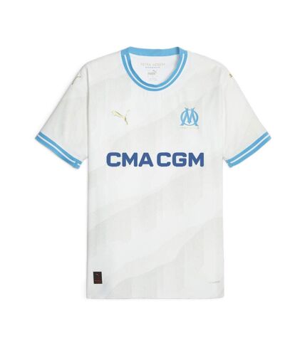 OM Maillot Authentique Domicile Blanc/Bleu Homme Puma 23/24 - S