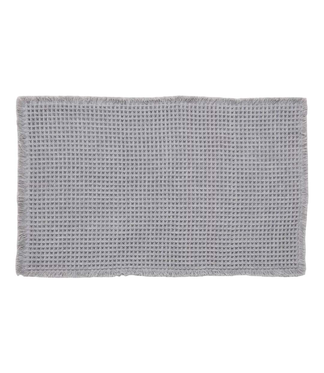 Tapis de Bain Waffle 50x80cm Gris-1