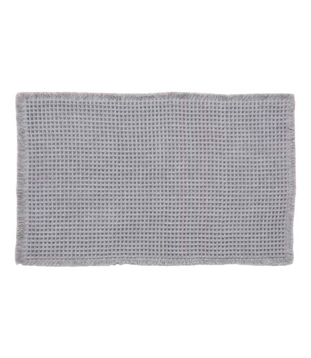 Tapis de Bain Waffle 50x80cm Gris