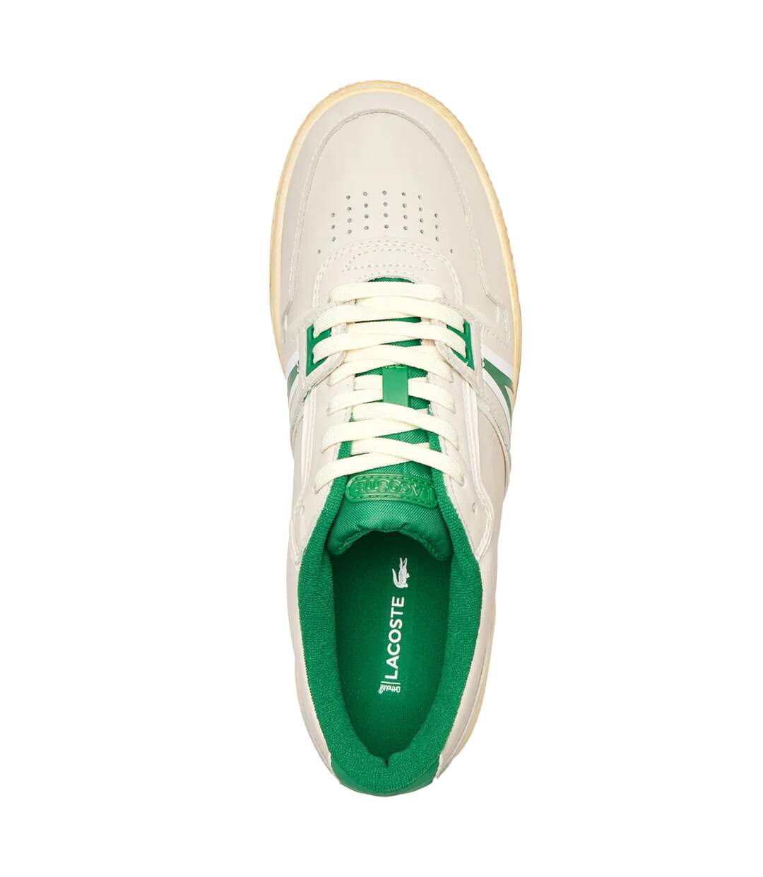 Baskets L001 Adulte Blanc Cassé Vert Lacoste-3