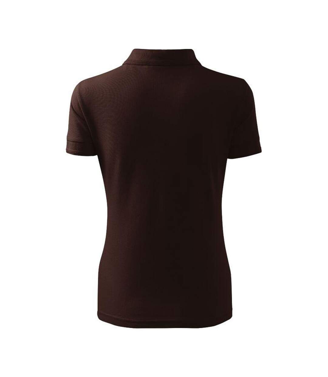 Polo Motif/style Uni Femme Marron Malfini-1