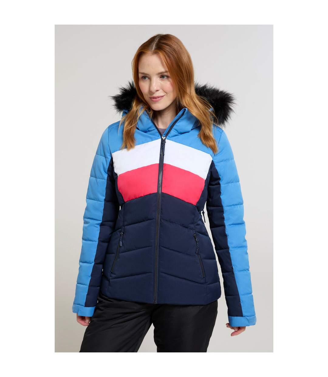 Blouson de ski cascade femme bleu Mountain Warehouse-1