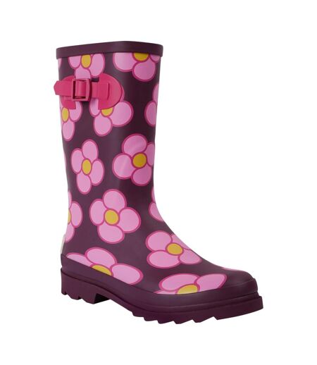 Bottes de pluie orla kiely femme rose Regatta