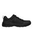 Skechers Mens Fannter Leather Occupational Shoes (Black) - UTFS8062