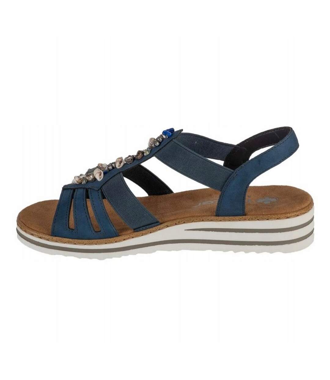 Sandales Femme Bleu Marine Rieker-2