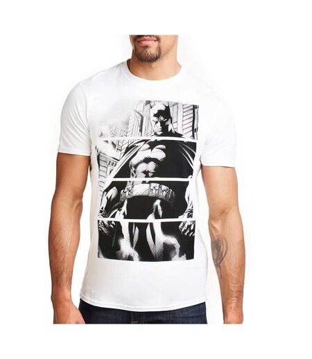 T-Shirt blanc homme comics  batman panels