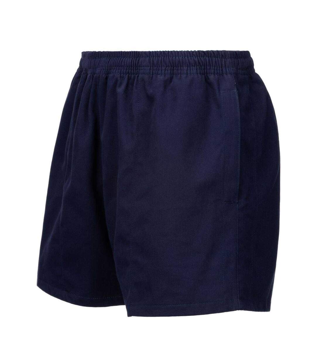 Unisex Adult Cotton Elasticated Waist Rugby Shorts Navy KooGa-3