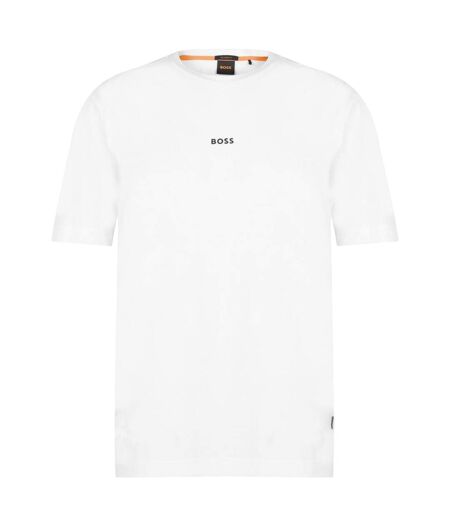 Mens Tchup Logo Oversized T-shirt White Boss