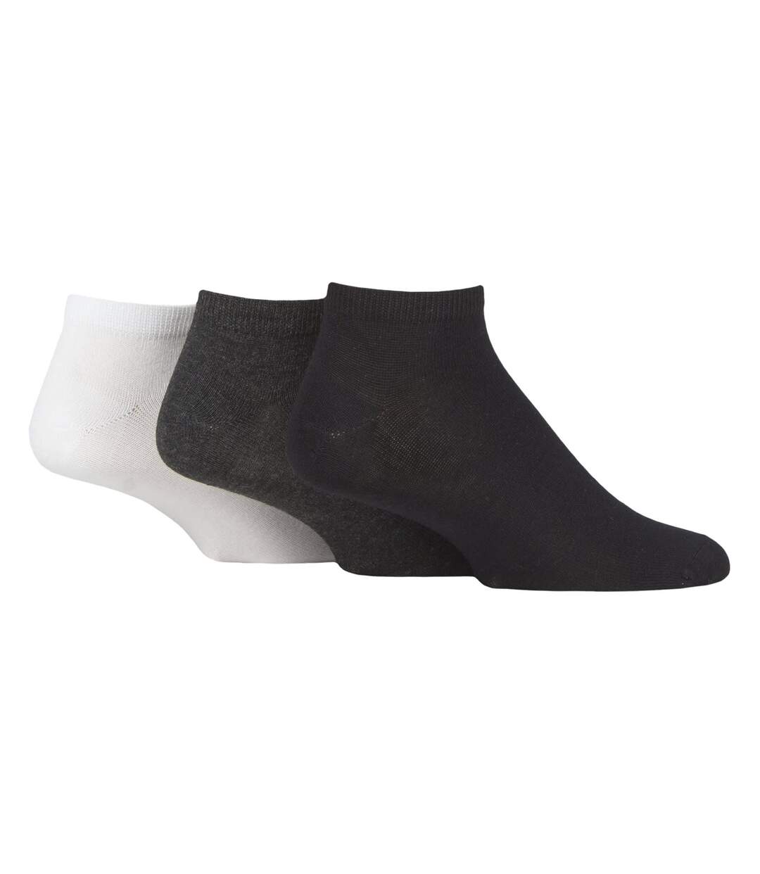 SOCKSHOP - Lot de 3 paires de socquettes basses en bambou homme-1