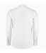 Kustom Kit Mens Poplin Tailored Long-Sleeved Formal Shirt (White)