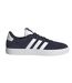 Womens/ladies Vl Court 3.0 Leather Flat Trainers Navy White Adidas-1