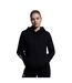 Womens/ladies Club Logo Hoodie Black Canterbury-1