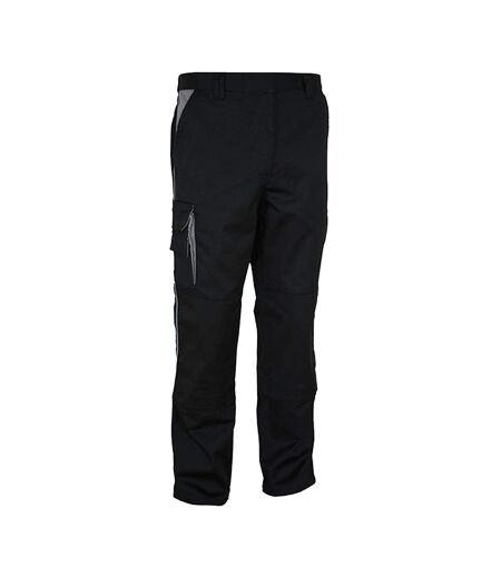 Pantalon Homme Noir Gris Carson Contrast