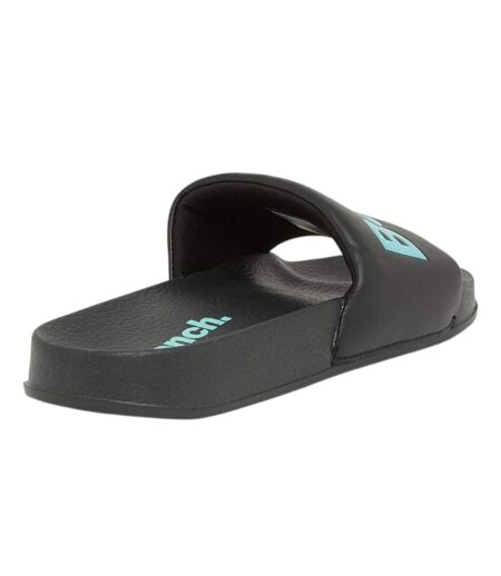 Womens/ladies Calypso Slides Black Bench