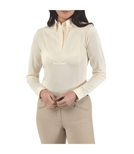 Aubrion Womens/Ladies Long-Sleeved Competition Shirt (Yellow) - UTER534