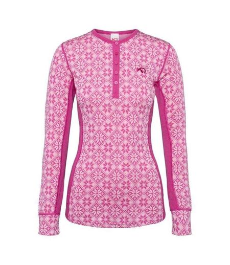T-shirt Motif/style Rose Femme Rose Kari Traa