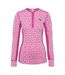 T-shirt Motif/style Rose Femme Rose Kari Traa-1