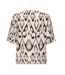 Blouse beige/noir femme jdy bree-2