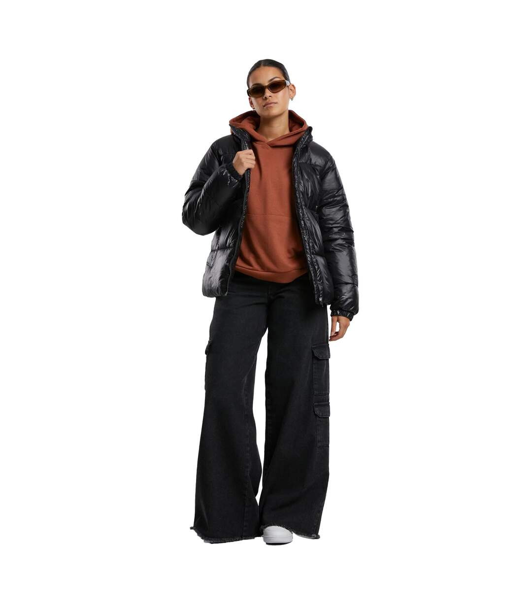 Sweat À Capuche Femme Rouille Claire Urban Classics-1