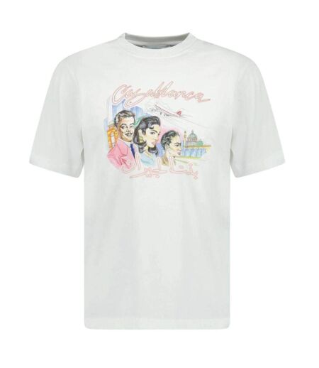 T-shirt La Liaison Adulte Blanc Multicolore Casablanca