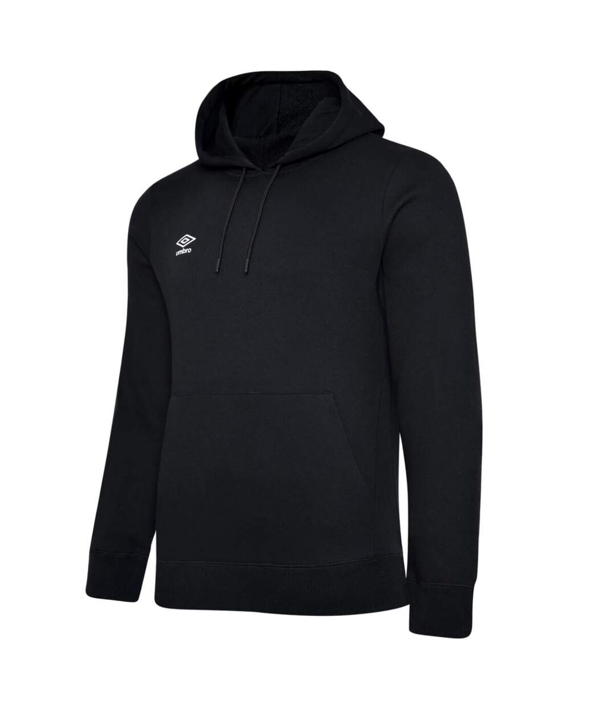 Umbro Mens Club Leisure Hoodie (Black/White)