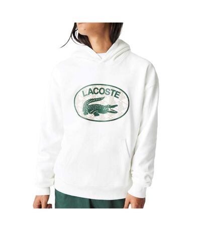 Sweat à Capuche Blanc Homme Lacoste SH0067 - L