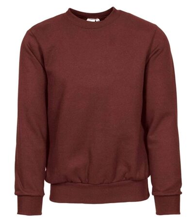 Sweat col rond - Homme - IT465 - rouge bordeaux