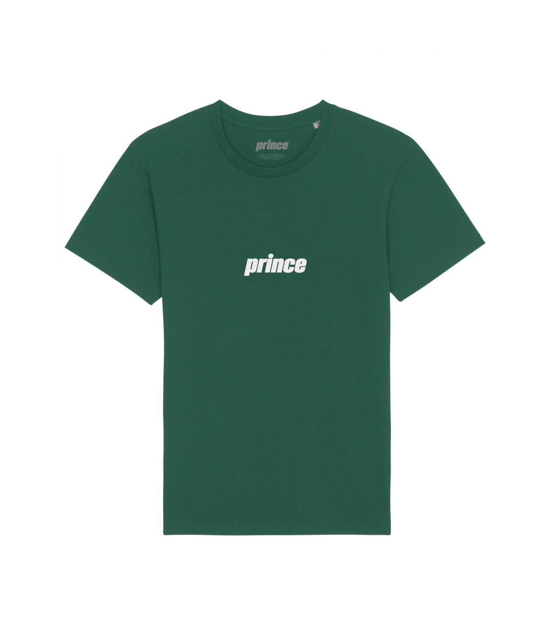 T-shirt court adulte vert foncé Prince