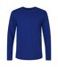 T-shirt Uni Manches Longues En Coton Softstyle Adulte Bleu Roi Sombre Gildan-1